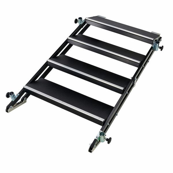 Podiumtrap met leuning - huurmateriaal TB-Service